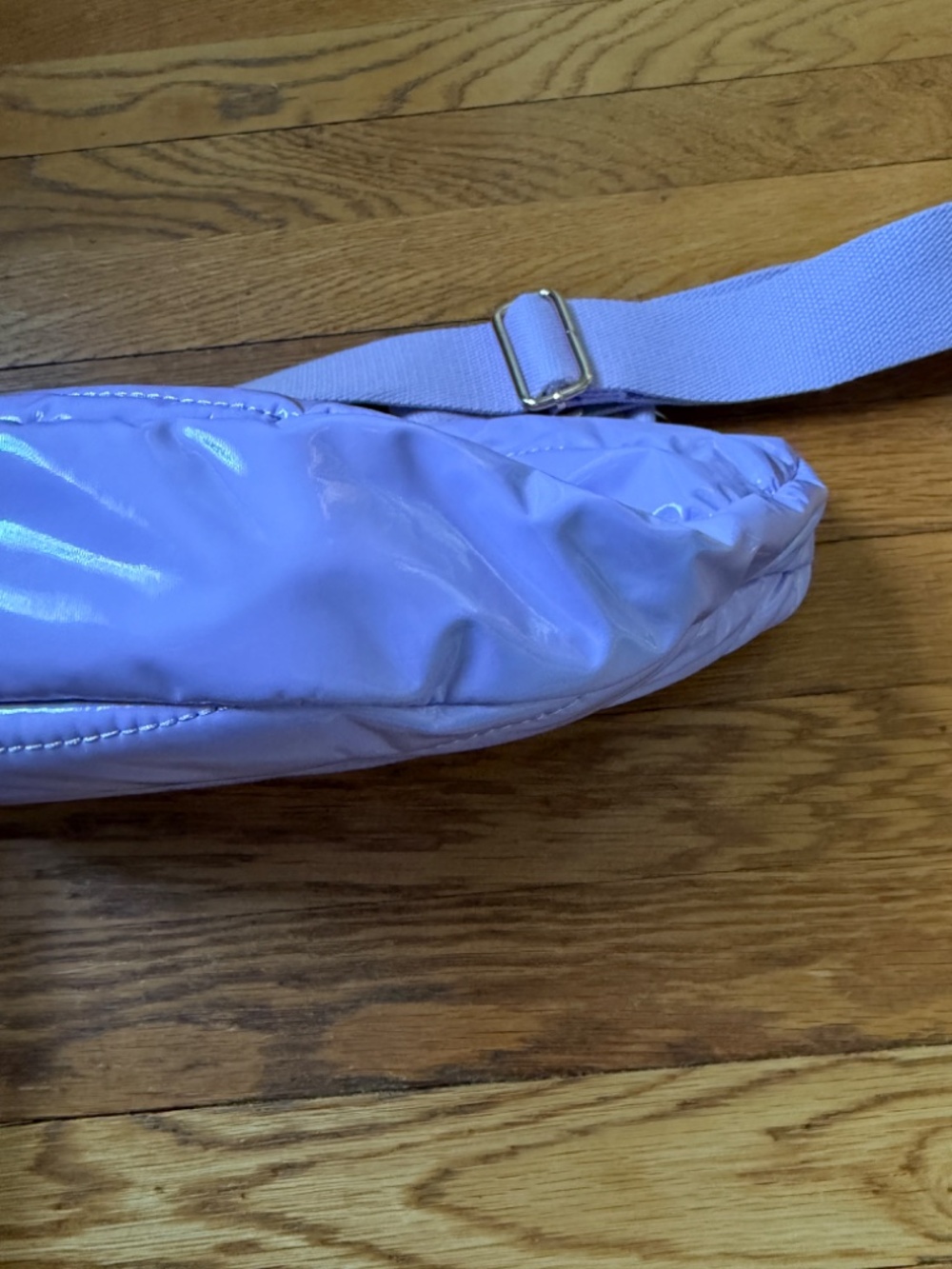 Citymouse Purple Puffy Crossbody Diaper Bag - Picture 3 of 8